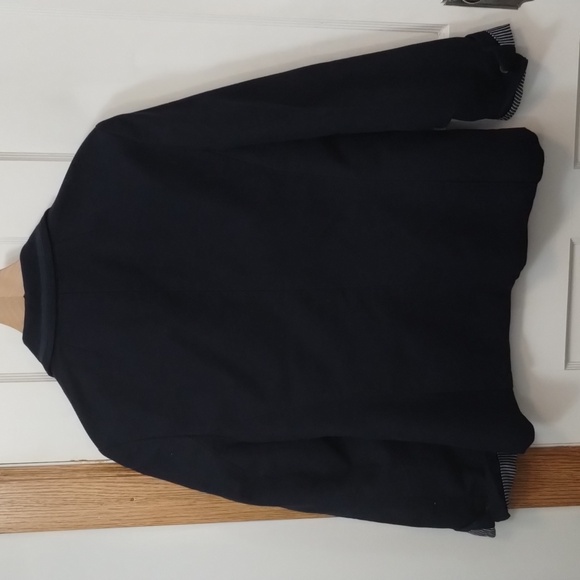 Tommy Hilfiger Navy Blazer Size 14 with White Stripe Sleeves NWOT - Picture 17 of 17